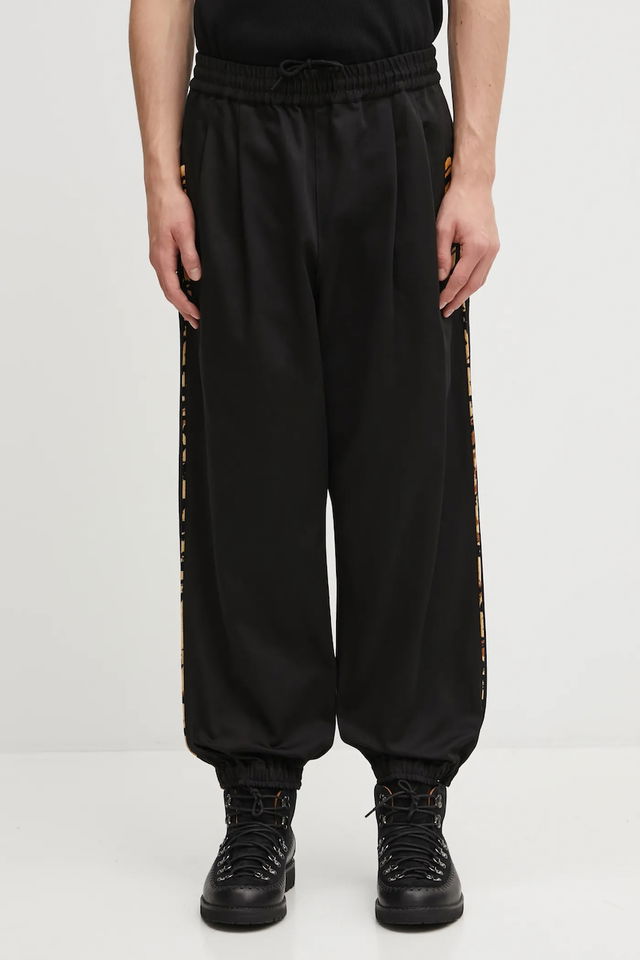 Wacko Maria 50's Baggy Pants with Patterned Side Stripe