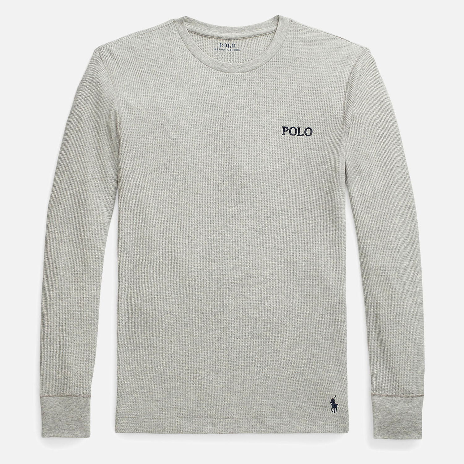 Пуловер Polo by Ralph Lauren Polo Ralph Lauren Nachthemd aus Waffelpiqué - Andover Heather - Сиво | 714899615003, 0