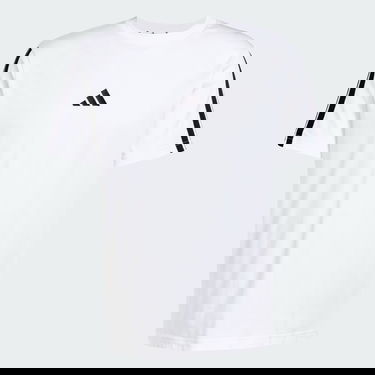 Тениска adidas Performance 3-Stripes Single Jersey Tee Бяло | JW1952, 4