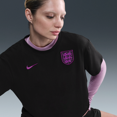 Тениска Nike England Relaxed Short Sleeve Football T-Shirt Черно | HF4917-010, 3