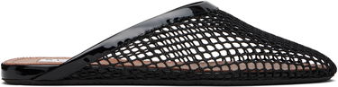 Облекло Alaïa ALAÏA Fishnet Flat Mules Черно | AA3M081TK007, 0
