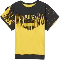 Тениска Maison Margiela Fringe Logo T-Shirt Жълто | S67GC0030S24607855, 1