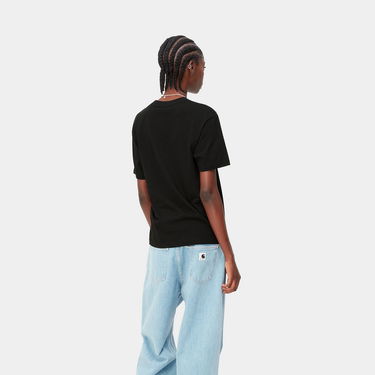 Тениска Carhartt WIP Script Embroidery T-Shirt Черно | I032293_0D2_XX, 3
