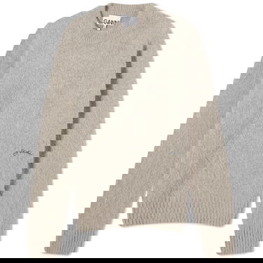 Пуловер GANNI Brushed Alpaca O-Neck Сиво | K2095-19, 0