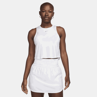 Пола Nike One Classic Dri-FIT Crop Tank Бяло | FN2845-100, 0
