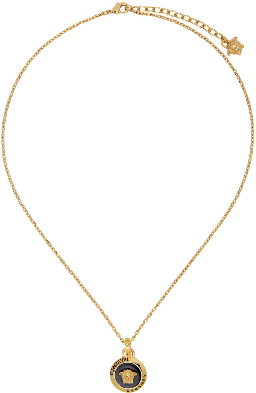 Колие Versace Medusa Necklace Бежово | 1005358_1A00638, 0