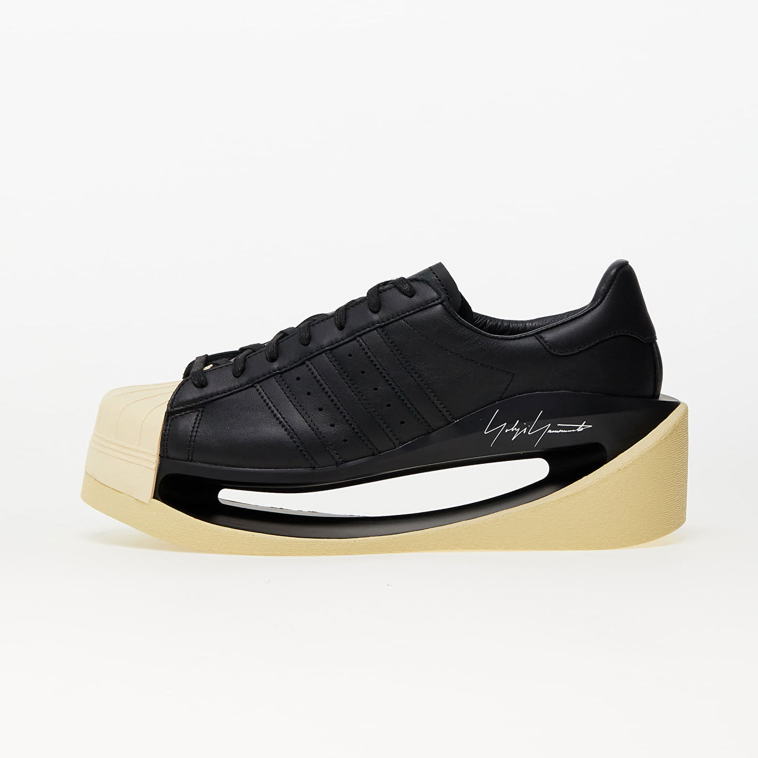 Кецове и обувки Y-3 Gendo Superstar Black/ Black/ Easyel Черно | IG2937, 0