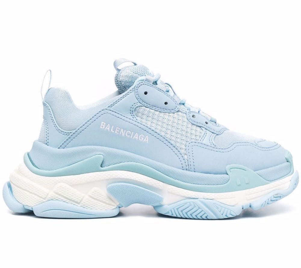 Кецове и обувки Balenciaga Triple S W Синьо | 524039W2CA74090, 0