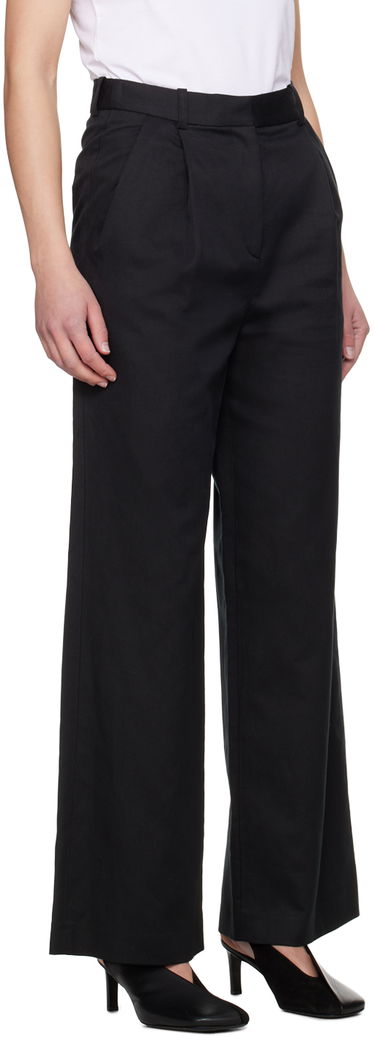 Панталони Loulou de Saison Loulou de Saison Idai Wide-Leg Trousers Жълто | IDAI, 4