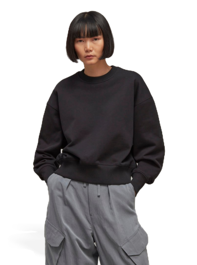 Organic Cotton Terry Boxy Crew Sweatshirt