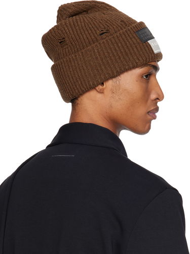 Шапка Maison Margiela MM6 Maison Margiela Logo Patch Beanie Кафяво | SH0TB0001 M13138, 2