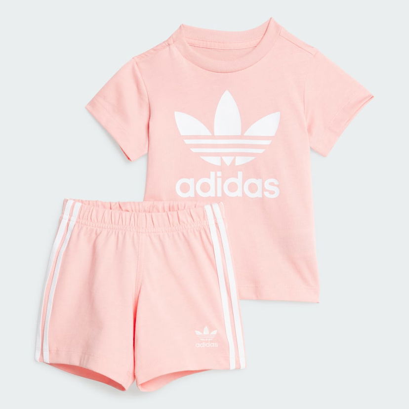 Комплект adidas Performance Kids T-Shirt and Shorts Set Розово | JC6580