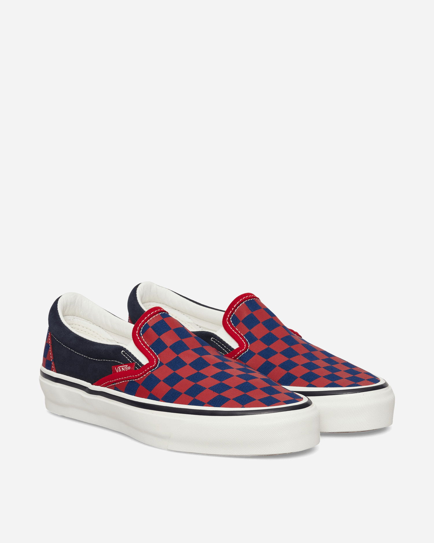 Кецове и обувки Vans Classic Slip-On Reissue 98 Checkerboard Червено | VN000E969Y01, 0