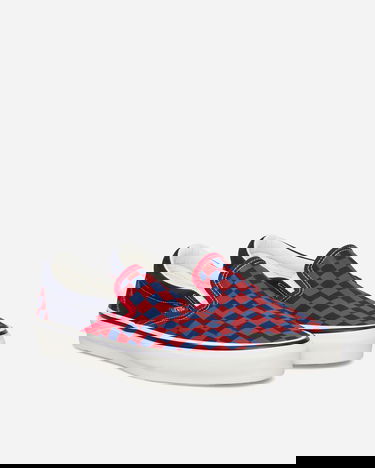 Кецове и обувки Vans Classic Slip-On Reissue 98 Checkerboard Червено | VN000E969Y01, 0