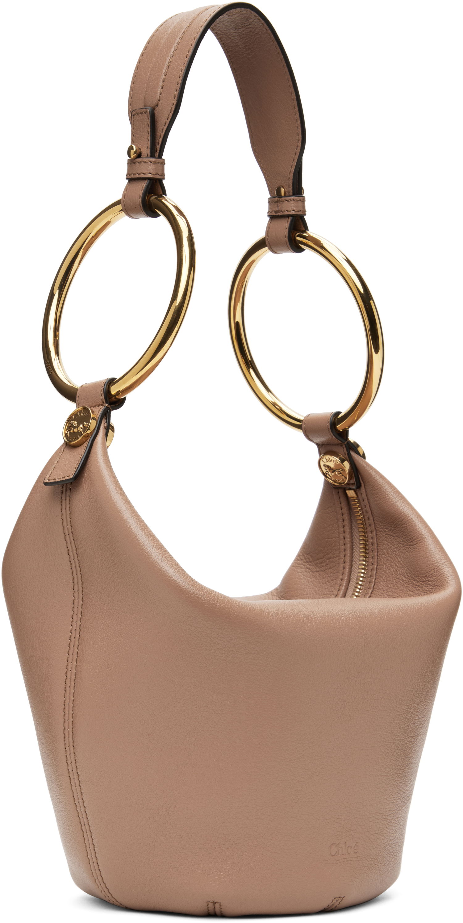 Дамска чанта CHLOÉ Chloé Small Bracelet Bag Бежово | CHC25SS618O37, 1