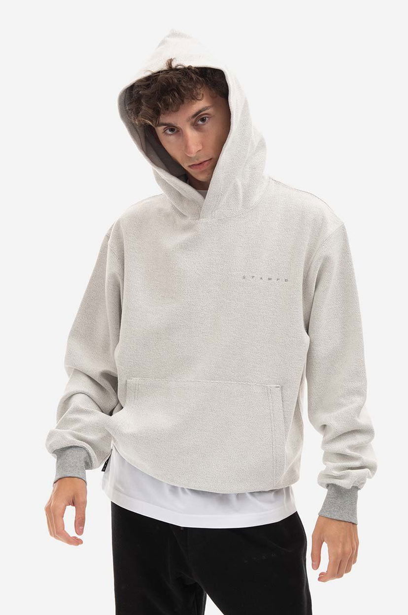 Суитчър Stampd Hoodie With Logo Сиво | SLA.M2982HD