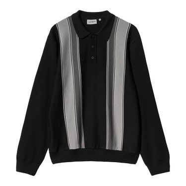 Поло тениска Carhartt WIP L/S Kendricks Polo Black Черно | I033037_89_XX, 2