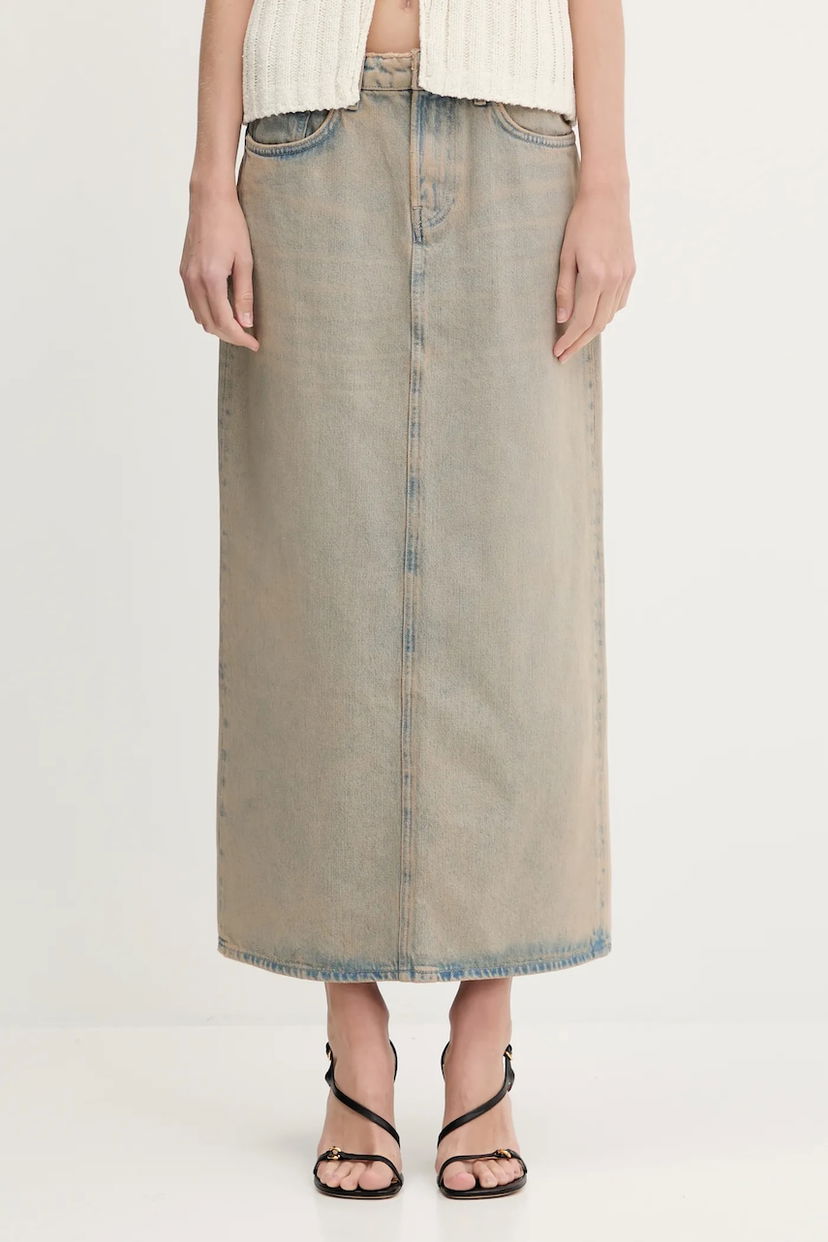 Пола Samsoe Samsoe Samsoe Samsoe Saelsie Maxi Denim Skirt Синьо | F25100166