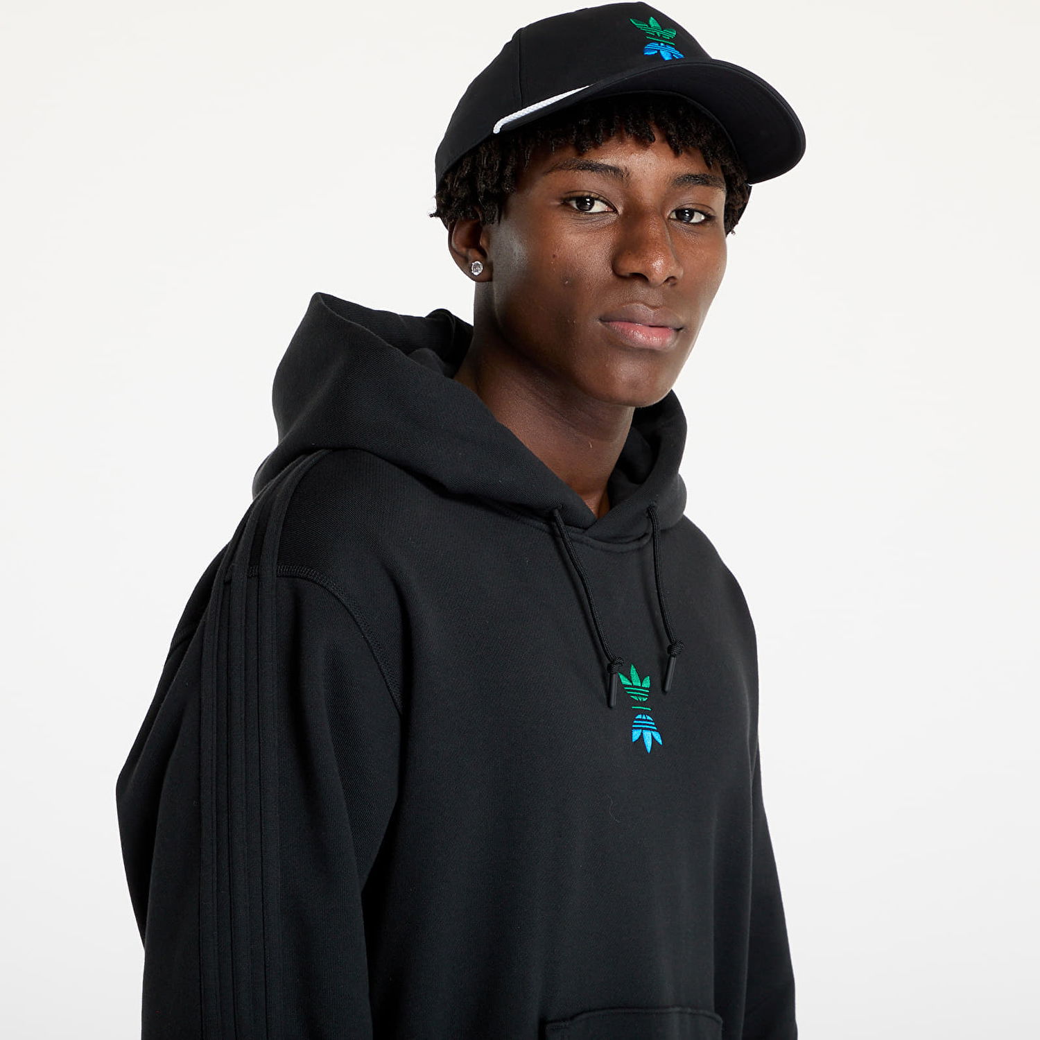 Суитчър adidas Originals Rolling Links Hoodie Black Черно | IW6657, 1