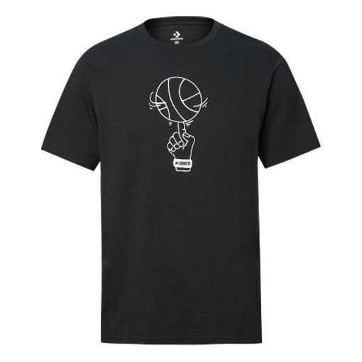Тениска Converse Converse Globe Trotting Short Sleeve T-Shirt Черно | 10019942-A02