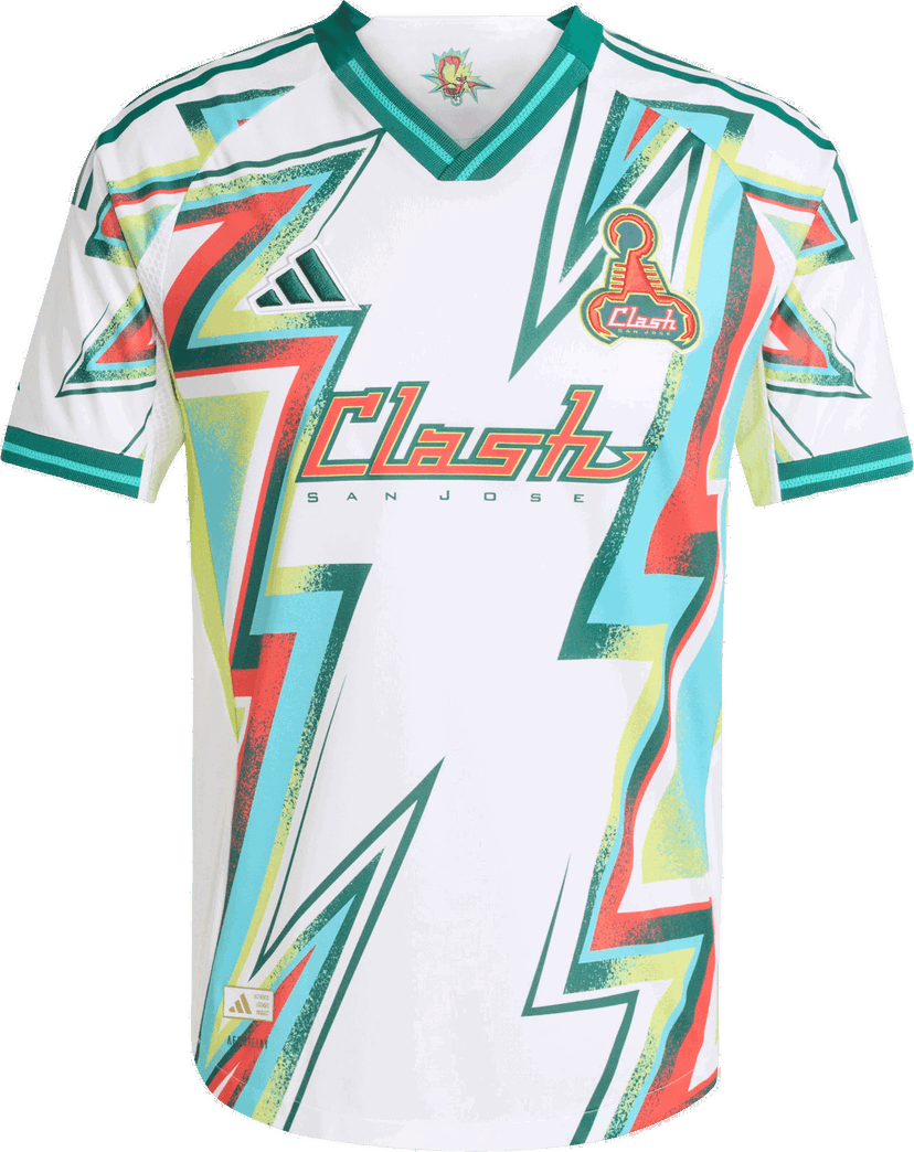 Фланелка adidas Originals San Jose Earthquakes Authentic 3rd Jersey 2025/26 Бяло | ji7327