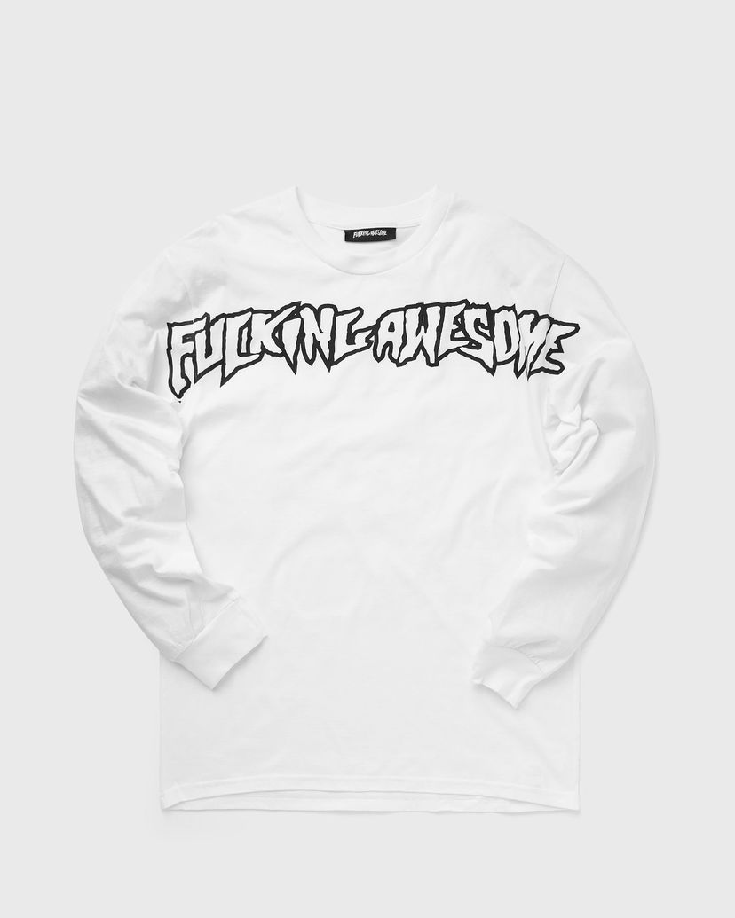 Тениска Fucking Awesome Big Stamp Longsleeve Бяло | PN14761-WHITE