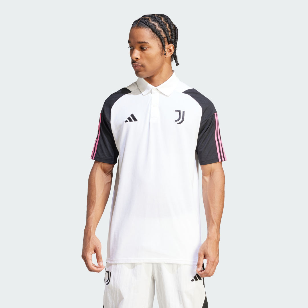 Поло тениска adidas Originals Juventus Tiro 23 Cotton Polo Shirt Бяло | HZ4998, 0