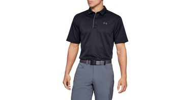 Поло тениска Under Armour Tech Черно | 1290140-001, 1