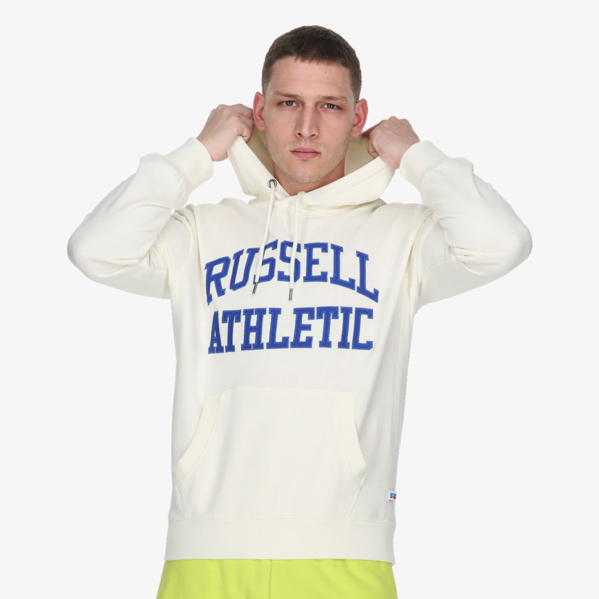 Суитчър Russell Athletic Russell Athletic Iconic Hoodie Бяло | E3-606-1-045, 1