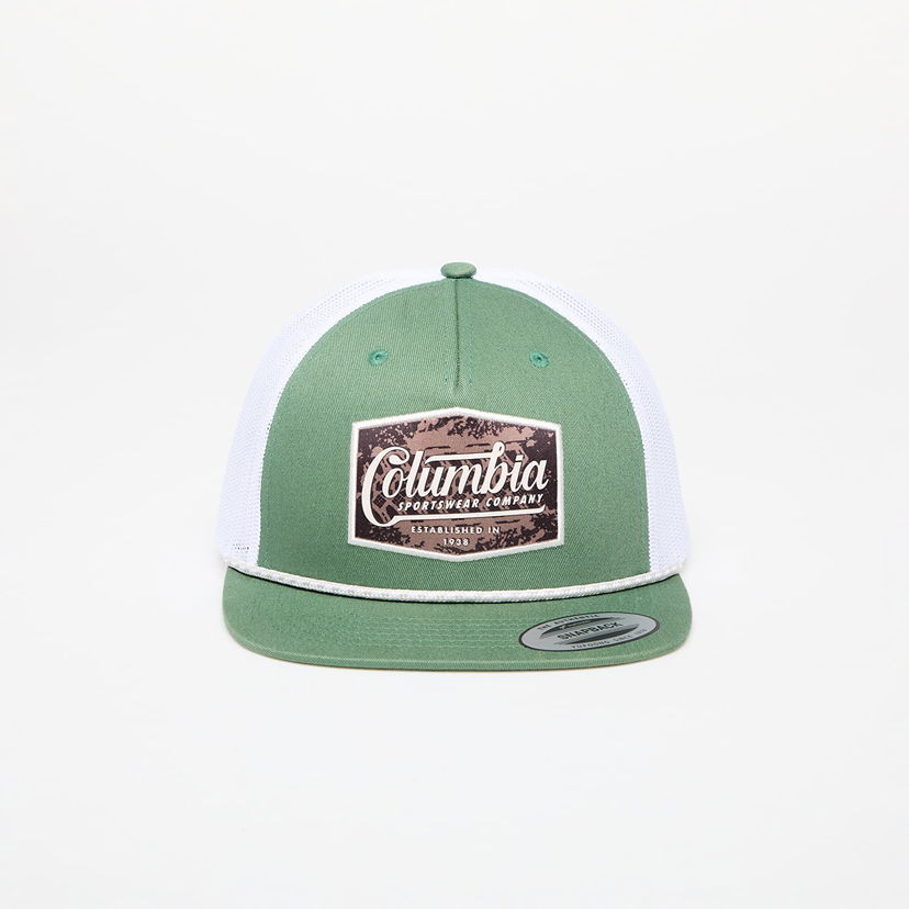 Шапка с козирка Columbia Flat Brim Snapback Cap Зелено | 2032021352