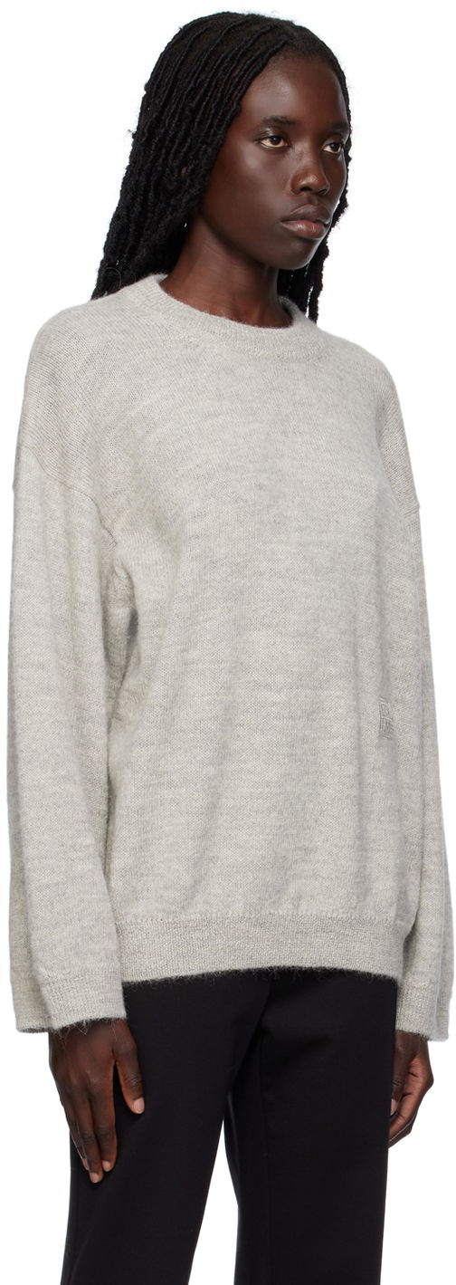 Пуловер TOTEME TOTEME Crewneck Sweater Сиво | 233-5571-344, 1