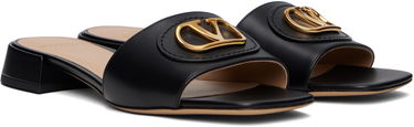 Кецове и обувки Valentino Garavani VLogo Signature Slide Sandals Черно | 6W0S0LT0DSH, 3