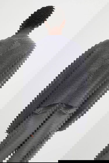 Пуловер HELIOT EMIL Textured Knit Crew Neck Sweater Сиво | PREAW25.M.07.063.DGY05., 2