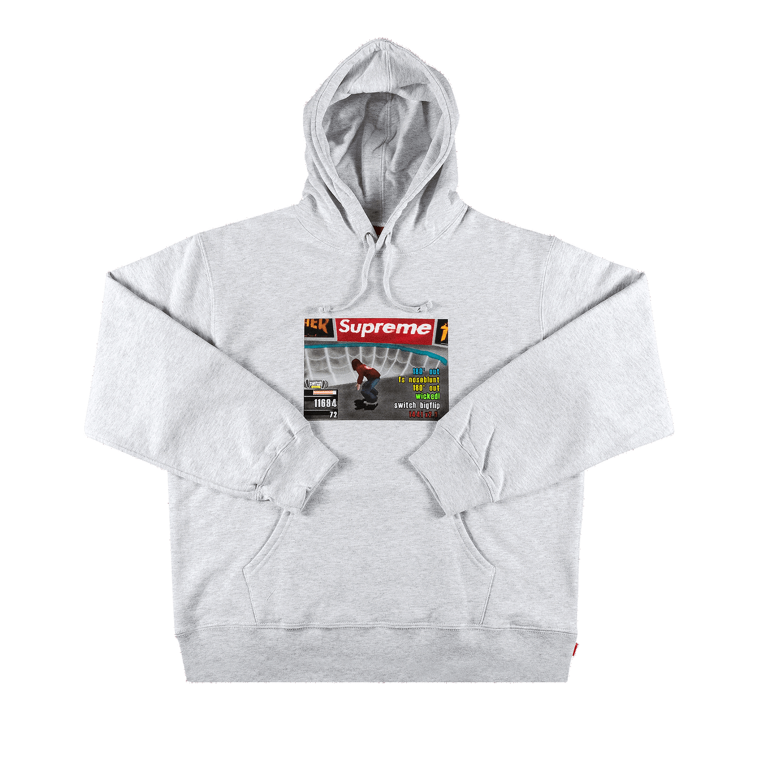 Суитчър Supreme Thrasher x Hooded Sweatshirt Сиво | FW21SW98 ASH GREY, 0