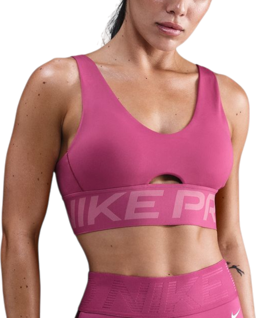 Сутиен Nike Pro Indy Plunge Medium Support Sports Bra Розово | hf7324-634