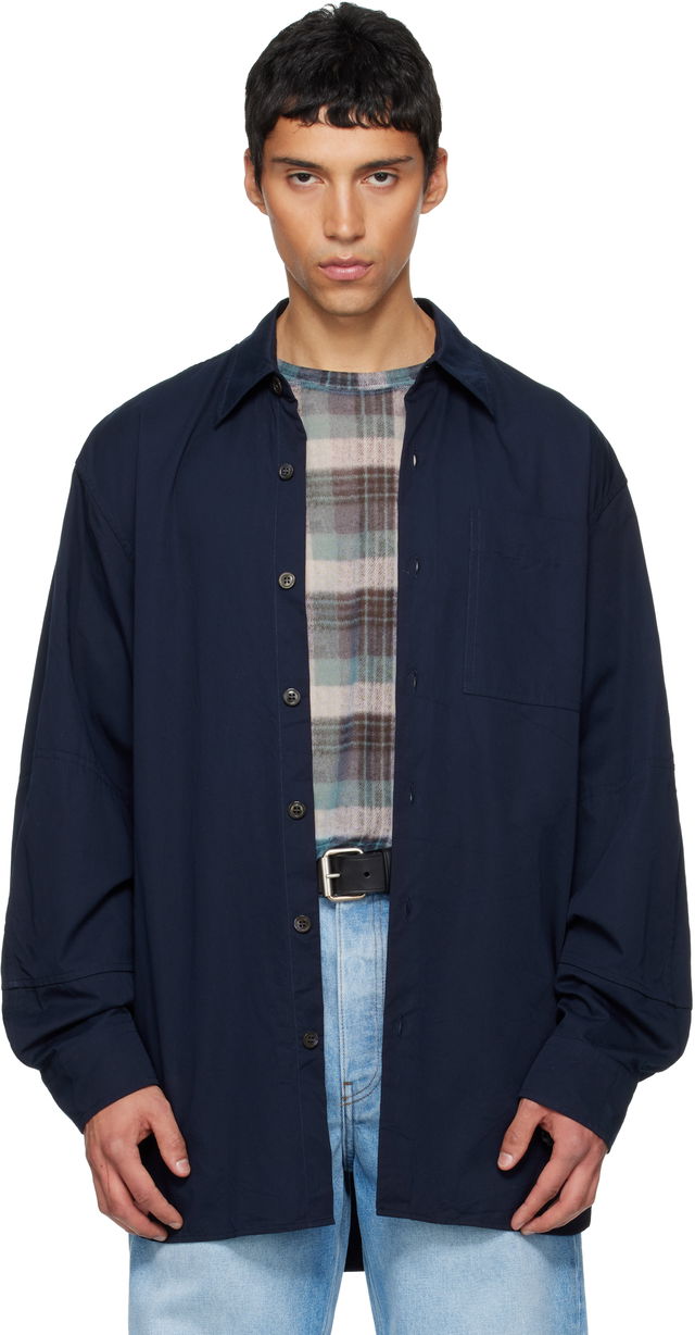 Dries Van Noten Paneled Shirt