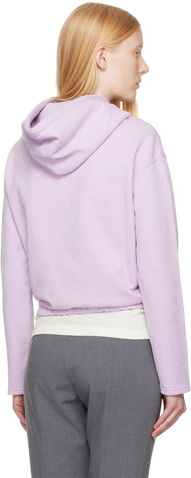 Суитчър AMI AMI Paris Ami de Coeur Cropped Hoodie Лилаво | FSW260.730, 2