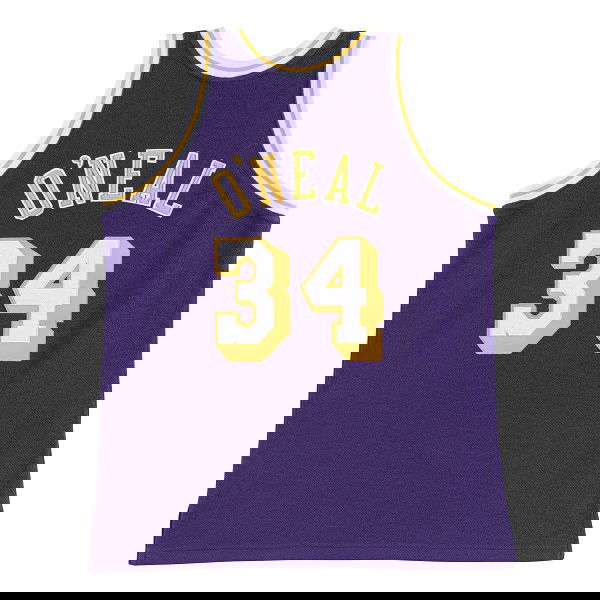 Фланелка Mitchell & Ness LA Lakers 1996-97 Shaquille O'Neal Reversed Fleece Swingman Jersey Лилаво | SMJYBW18064-LALPURP97SON, 1