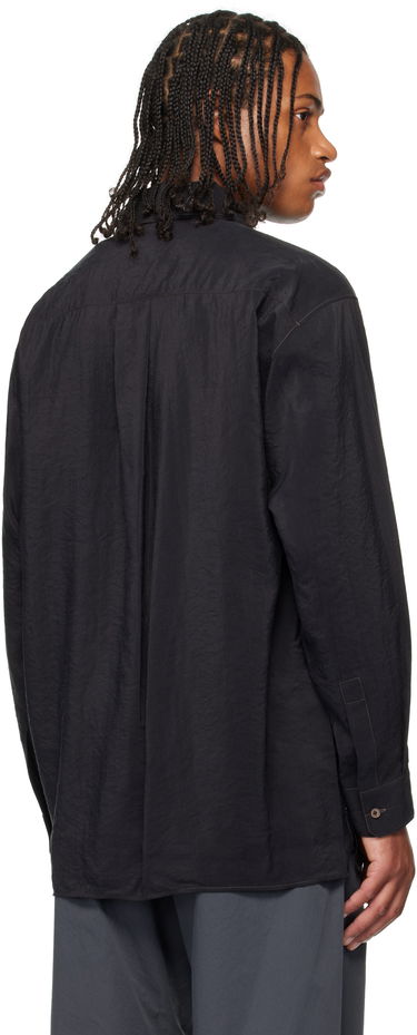 Риза LEMAIRE Lemaire Convertible Collar Shirt Черно | SH1202 LF1308, 2