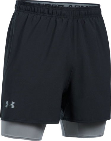 Къси панталони Under Armour Qualifier 2-in-1 Shorts Черно | 1289625-001, 0