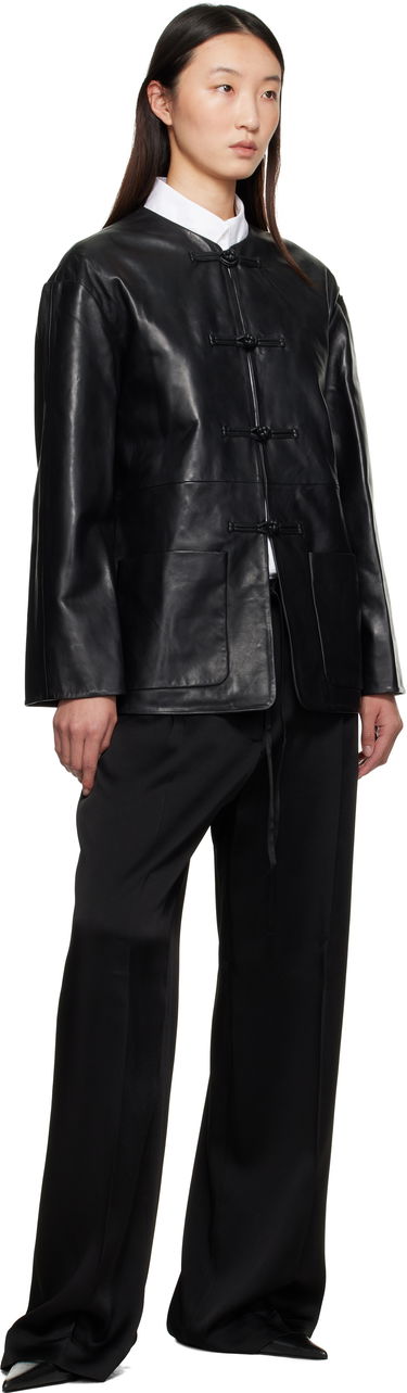 Панталони Róhe Relaxed Drawstring Satin Trousers Черно | 416-30-125, 3