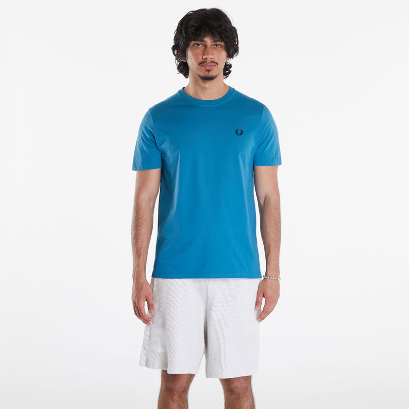 Тениска Fred Perry Crew Neck T-Shirt Ocean/ Navy Синьо | M1600 V35