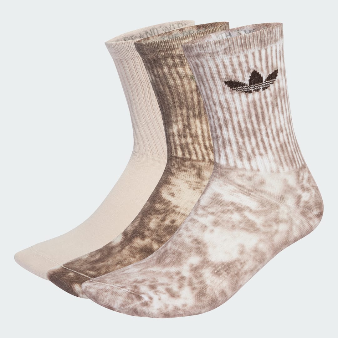 Чорапи adidas Performance Tie Dye Socks 3 Pairs Бежово | JY0237, 0