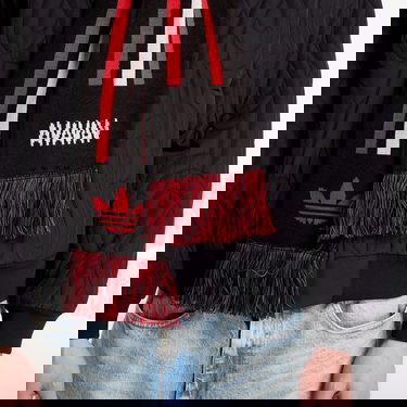 Шал adidas Originals adidas x AVAVAV Striped Knit Fan Scarf with Fringes Черно | KC6669, 1