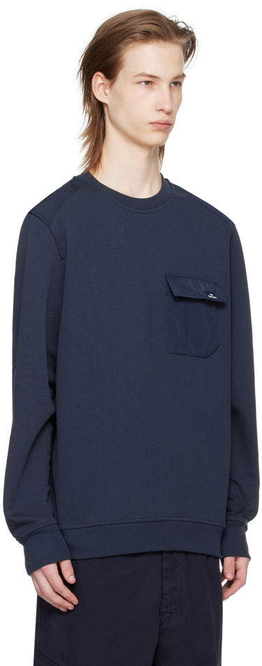 Суитчър Paul Smith PS Paul Smith Patch Pocket Sweatshirt Тъмно синьо | M2R-686Y-M21116-49, 1