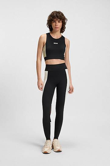 Performance-Stretch Interlock Active Leggings, 1