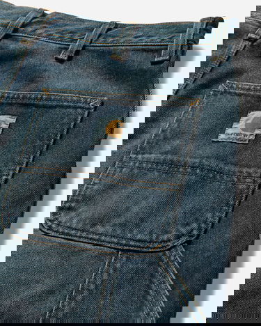 Дънки Carhartt WIP Double Knee Worn Used Wash Pants Синьо | I032699 014Q32, 3