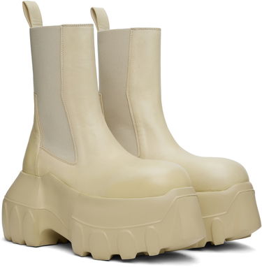 Облекло Rick Owens Rick Owens Hollywood Beatle Mega Tractor Boots Бежово | RP01E7865 LBH, 3
