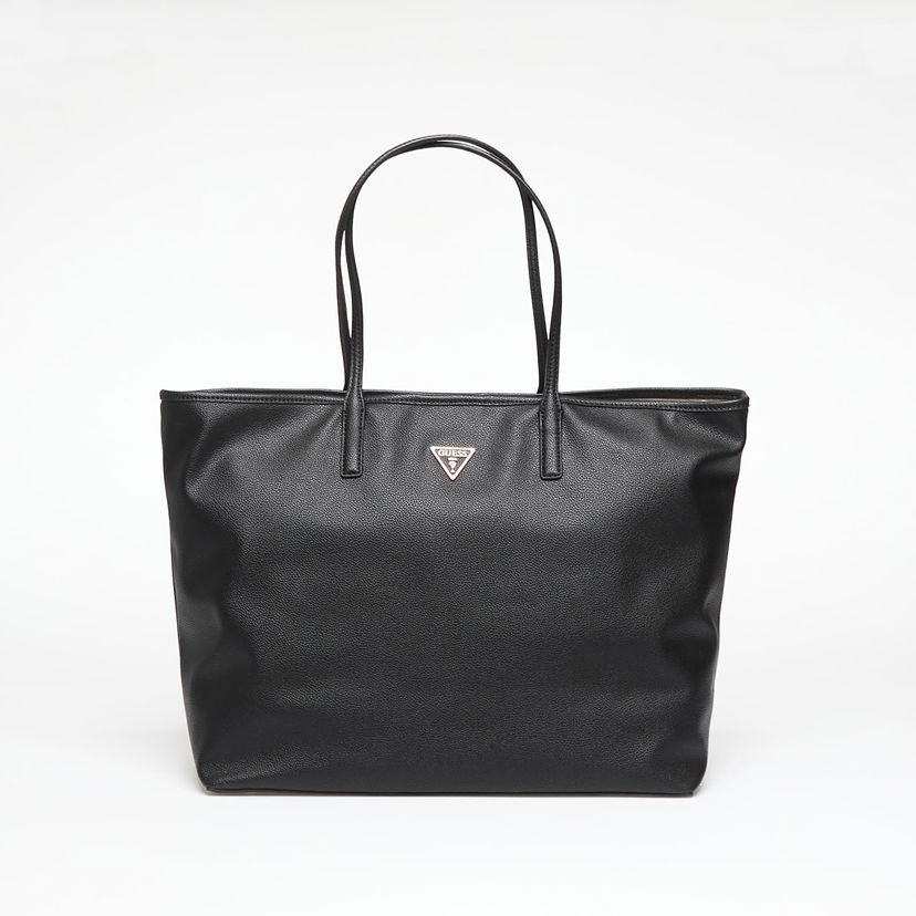 Голяма пазарска чанта GUESS GUESS Eco Victtoria Large 2-in-1 Tote Черно | HWEVG951429-BLA