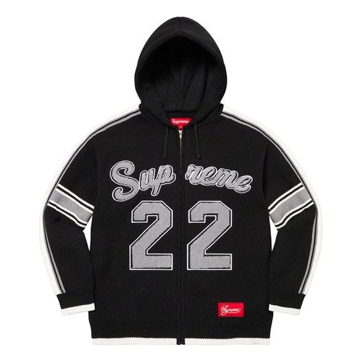 Суитчър Supreme Sport Zip Up Hooded Sweater Черно | SUP-SS22-164